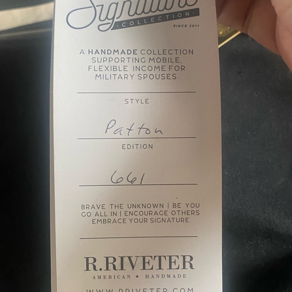 NWT, R Riveter , handbag , PATTON - Picture 3 of 8